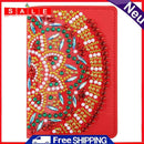 DIY Special Shaped Diamond Painting PU Leather Travel Passport Protective Cover