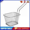 Stainless Steel French Fries Basket Mini Square Frying Basket with Handle