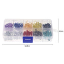 300pcs 10 Colors Gourd Safety Pins Metal Clips Knitting Stitch Marker (1)