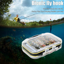 40pcs/Box Trout Fly Fishing Lure Dry Wet Flies Nymphs Fish Artificial Bait Newly