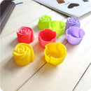 Jelly Chocolate Maker Rose Flower Silicone Baking Mould Cookie Cup Cake Mold