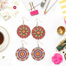 DIY Diamond Painting Mandala Patterns Stud Earrings for Women (RZ007)