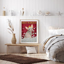 11CT Full Cross Stitch Bathing Cat Stamped DIY Cotton Thread Animal Needlework