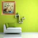 DIY 5D Round Diamond Rhinestone Cross Stitch Painting Home Decor Cute Cat
