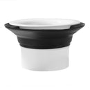 Drum Bottom Microphone Loudspeaker Bass Voice Amplifier Percussion (White) Newly