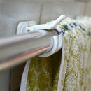 Fixed Clip Hanging Rod Holder Towel Holder Hanging Rack Curtain Rod Clip