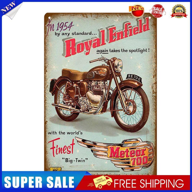 Car Tin Plate Painting Metal Cafe Bar Retro Door Sign Poster Plaque (B)