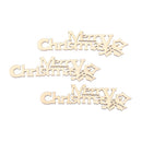 Hanging Ornaments Xmas Decoration Wooden Slice Wood Pieces Merry Christmas