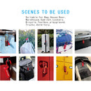 M01 Fingerprint Padlock USB Smart Keyless Travel Case Drawer Lock (Red) Newly