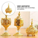 1x Delicate Middle East European Lace Incense Burner Decoration For Home J1P4