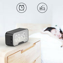 LED Mirror FM Radio MP3 Alarm Clock Digital Wireless Clocks with Speakers