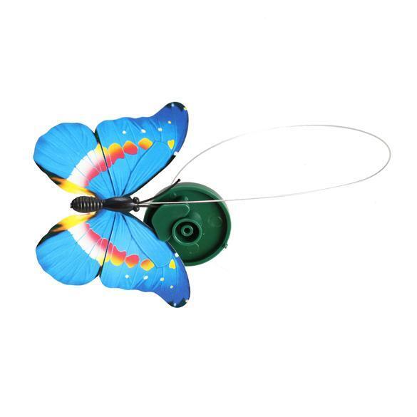 Solar Powered Dancing Flies Fluttering Butterflies Garden Yard Decoration Ge