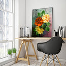 5D Full Round Drill Diamond Painting DIY Flower Kits Picture Rhinestones Craf