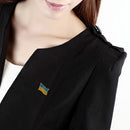 Ukraine Country Flag Brooch Ukrainian Lapel Pins Hat Cap Backpacks Badge Newly