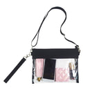Transparent PVC Handbag Clear Waterproof Crossbody Bag Phone Shoulder Purse