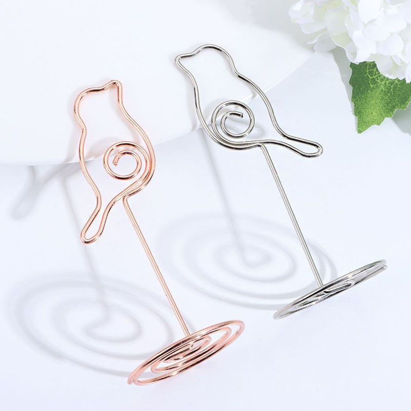 Decoration Paper Clamp Photo Clips Place Card Table Number Holder Clamps Stand