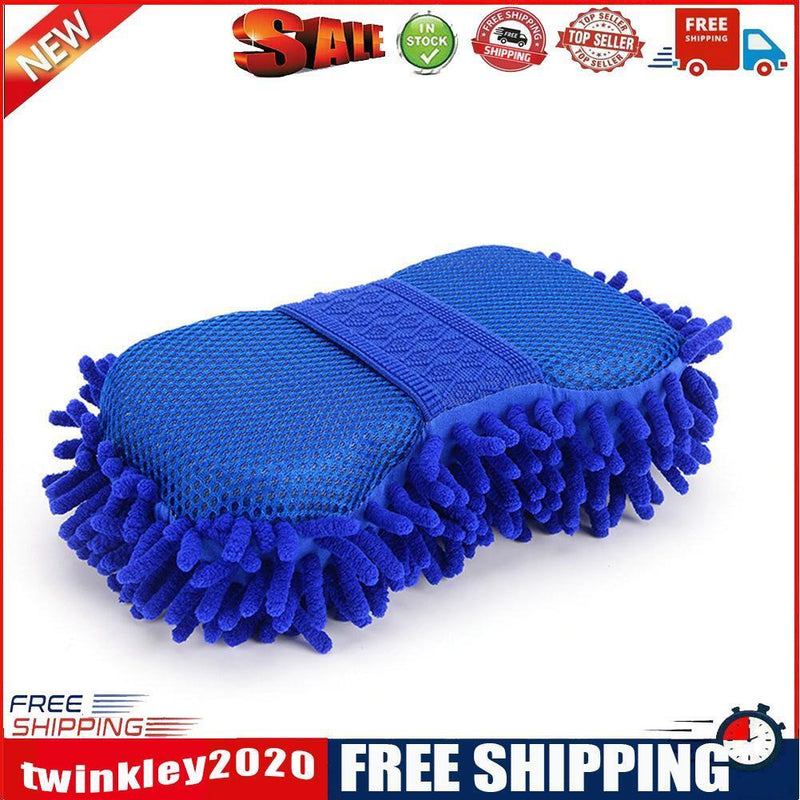 Chenille Microfiber Car Wash Sponge for Washing Car Truck SUV Motorcycle