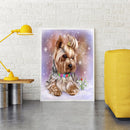 Oil Paint By Numbers Dog And Cat Coloring Picture Digital Drawing