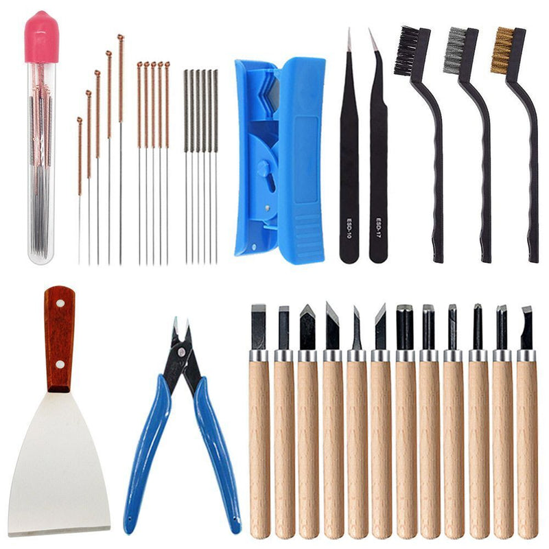 DIY Professional Tweezers Pliers Disassembly Tools Cleaning Tool Kit
