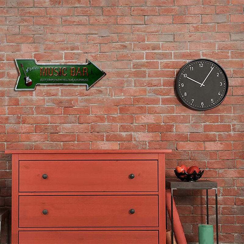 Home Weatherproof Retro Chic Arrowhead Sign Iron Painting Wall Drawing Templates