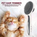 Stainless Steel Bristle Dog Hair Remover Comb Hair Grooming Brush (Grey) Newly