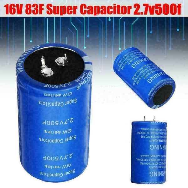 Super Capacitance 2.7V500F For Auto Car Rectifier 16V Fala Capa 83F Durable A7V5