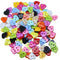 100pcs Heart Shaped Button Plastic Buttons Sewing or Scrapbooking DIY-Craft Y1R8