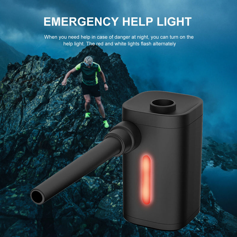 Electric Mini Inflator - Efficient Vacuum & Illumination Outdoor Multifunction