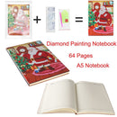 Ornament 5D Diamond Painting Diamond Painting Notebook Santa Claus Cross Stitch