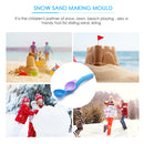 Football Shaped Snowball Maker Clip for Kids Winter Snowball Fight Random Newly