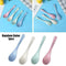 Wheat Straw Spoon Convenient Tableware Stirring Spoon O4M5 Tool 16.4*3.8cm O7F8