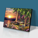 5D DIY Landscape Diamond Painting Full Round Drill Mosaic Rhinestone Crafts