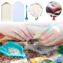 DIY Diamond Painting Point Drill Tray Storage with Cover Embroidery Tools
