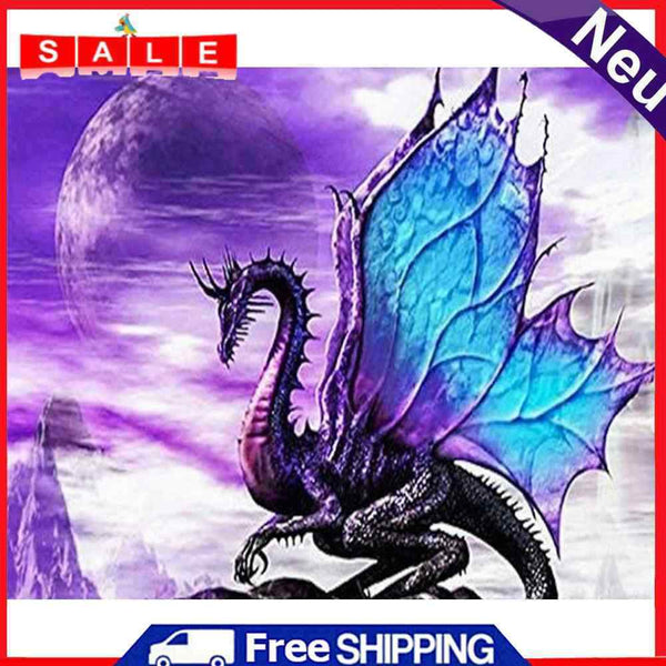 Dragon Frameless Picture Oil Paint By Numbers Hand Painted Picture for Home