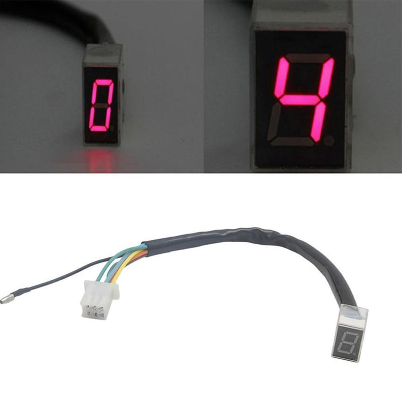 Universal motorcycle LED Digital Display Shift lever gait sensor