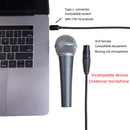 Type-C To XLR 3 Pin Microphone Audio Cable Male To Female Mic Adapter (2M) Newly