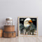 DIY Eagle and Wolf Frameless Oil Paint by Numbers Kit Handpainted Home Decor