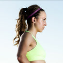 Elastic Sweatbands Pure Anti-slip Football Sport Running Headband (Purple)