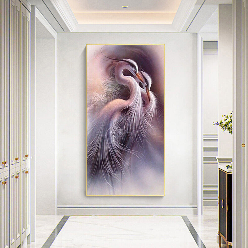 Heron Oil Paint By Numbers Kits DIY Wall Art Picture Craft Home Decoration Gifts