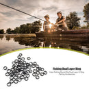 30pcs Carp Fishing Round Rig Dual Layer O Ring Fishing Tackle Accessories Newly