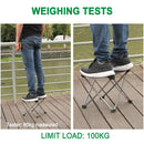 Aluminum Portable Stool Footstool for Camping Beach BBQ Folding Fishing Chairs
