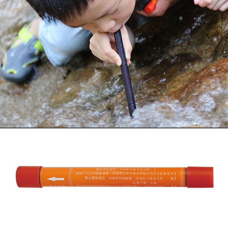 Water Purifier Pen Emergency Gear Safety Pocket Water Purification Straw Newly