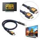0.5m High Speed 1080P 1.4V HDMI-compatible Male to Male Cable Wire Cord (Bl