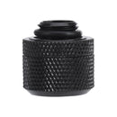 14mm G1/4 Acrylic Hard Tube Hand Twist 3 Laps for PC Computer (Black) Newly