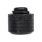14mm G1/4 Acrylic Hard Tube Hand Twist 3 Laps for PC Computer (Black) Newly