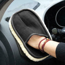 Super Soft Lambswool Car Wash Mitt Deep Pile Cleaning-Glove C4B5 hot. R8Y5