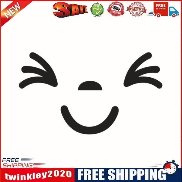 Bathroom Toilet Funny Smile Wall Stickers Washroom Wall Decals House Decor