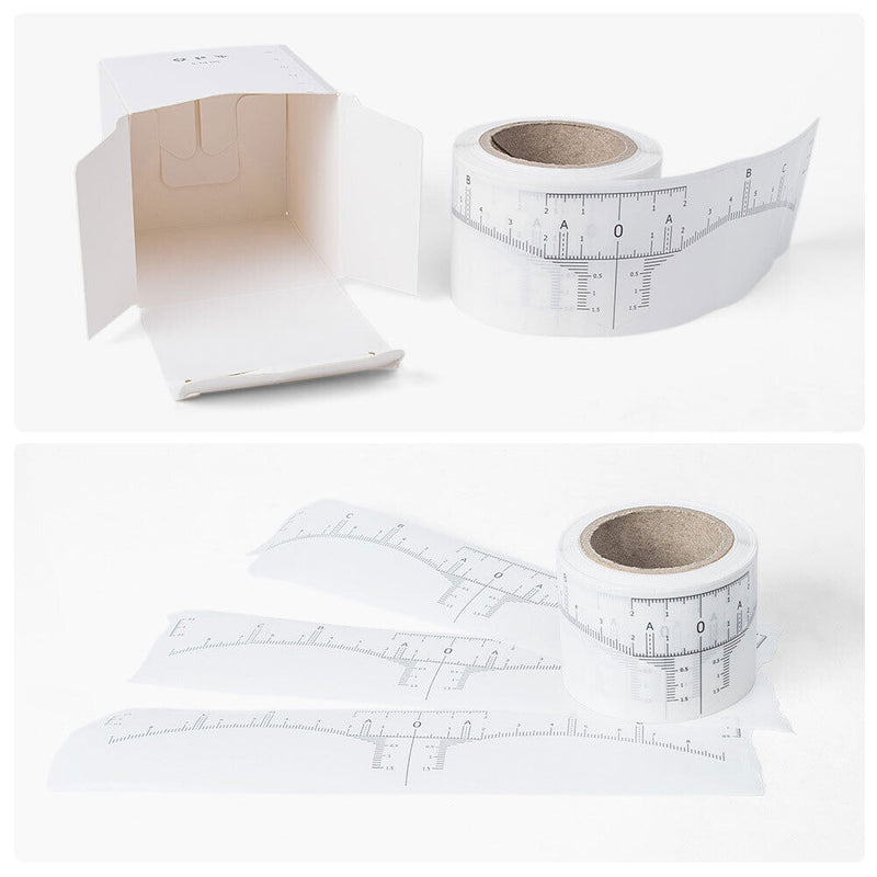 1 Roll Eyebrow Positioning Measure Tools Girls Women Beginners Cosmetic Tools