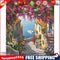 Seaside House Paint By Numbers Kit DIY Frameless Acrylic Picture On Canvas