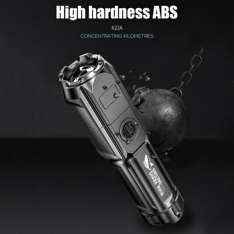 Rechargeable LED Flashlight XPE 3 Lighting Modes for Night Camping Fishing